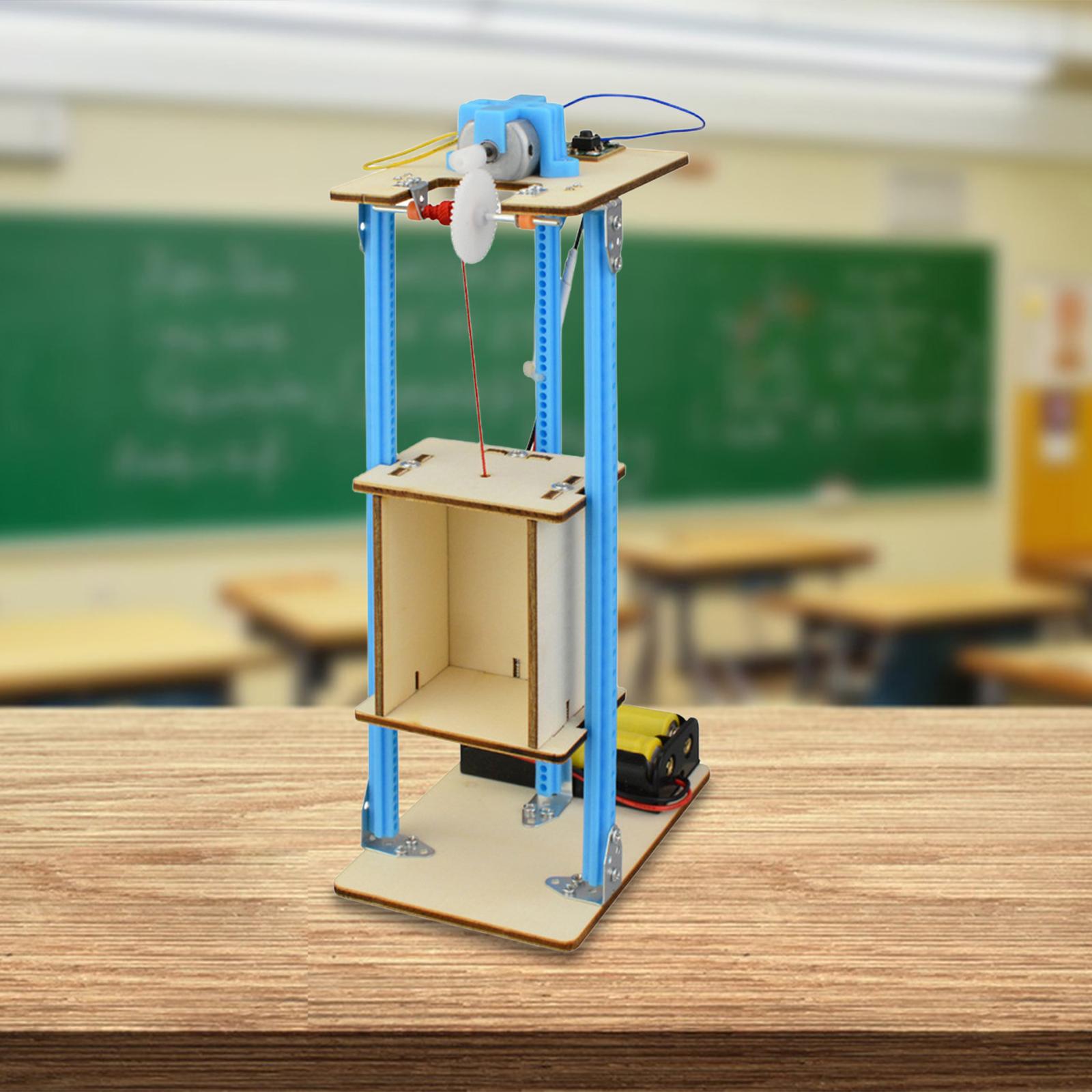 Science Project Kit - Kit Modello di Ascensore in Legno
