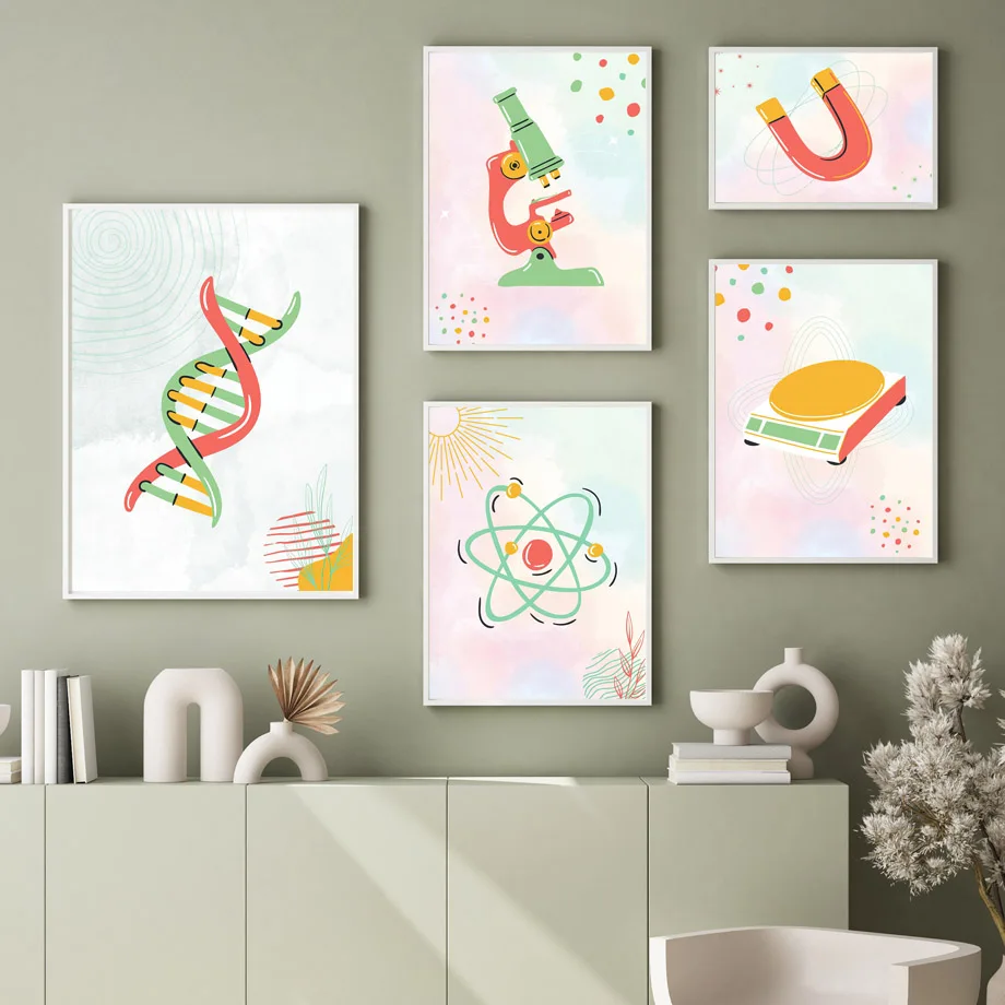 Science Nursery - 1 pz. Quadro su tela senza