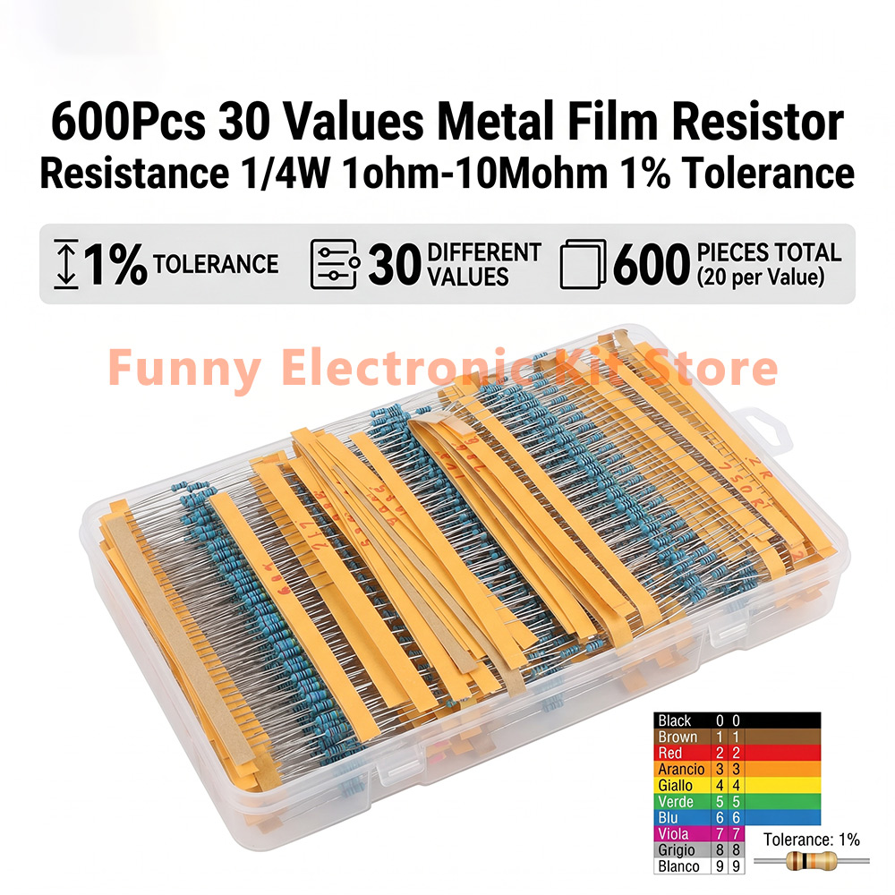 Science Project Kit - Kit di resistori a film metallico
