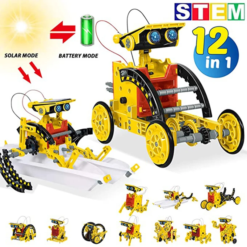 Science Project Kit - 12 in 1 Esperimento scientifico Robot