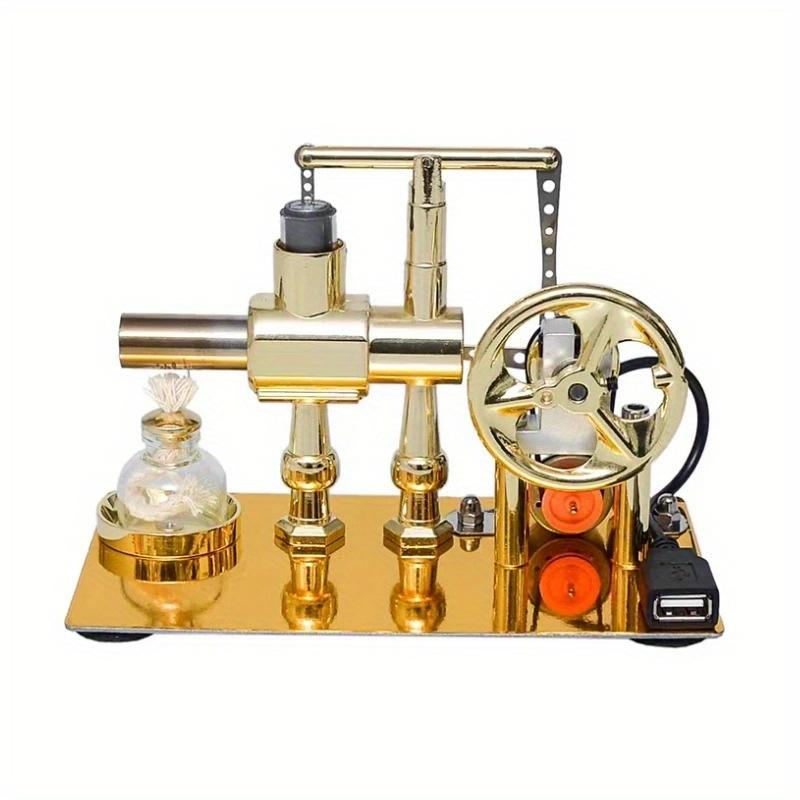 Science And Invention - Generatore con Motore Stirling Monocilindrico ad