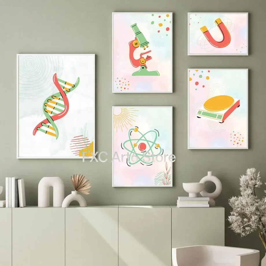 Science Nursery - 1PC Quadro senza cornice con stampa