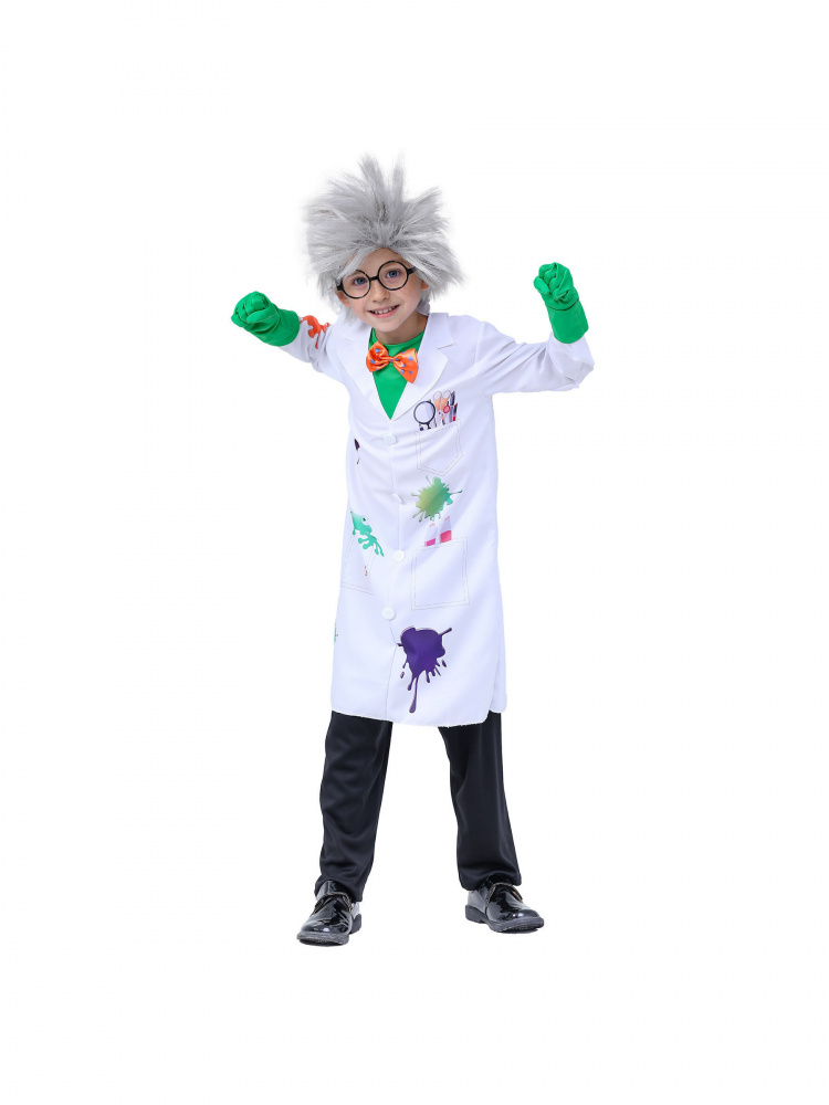 Science Nursery - Costume da Scienziato Pazzo per Halloween,