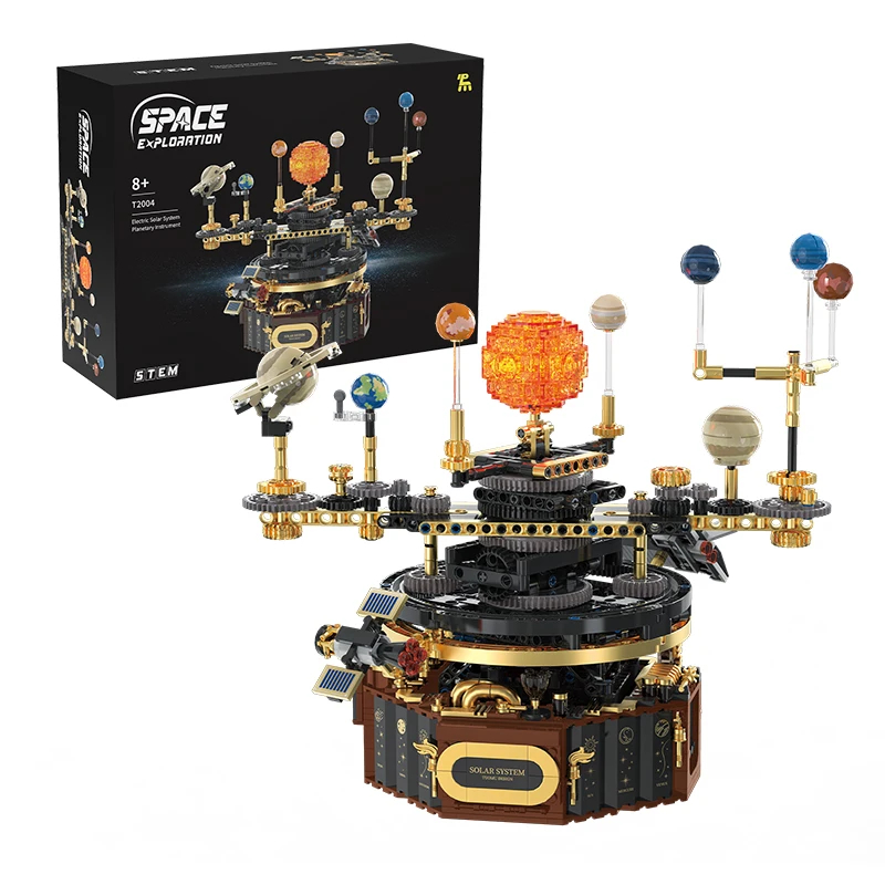 Solar System Orrery - Blocchi da Costruzione STEM, Kit Modello
