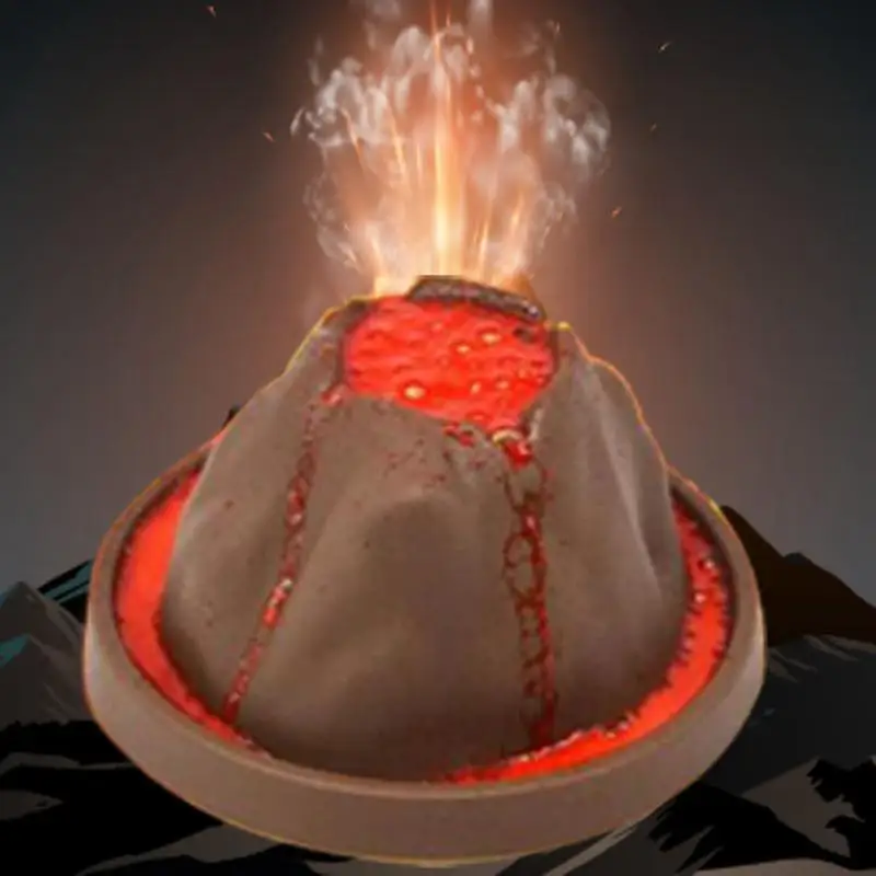Volcano Kit Eruption - Scienza esplorazione giocattoli apprendimento chimico eruzione