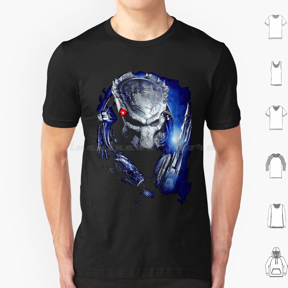 Science Hunter - The-Blue T Shirt in cotone Uomo
