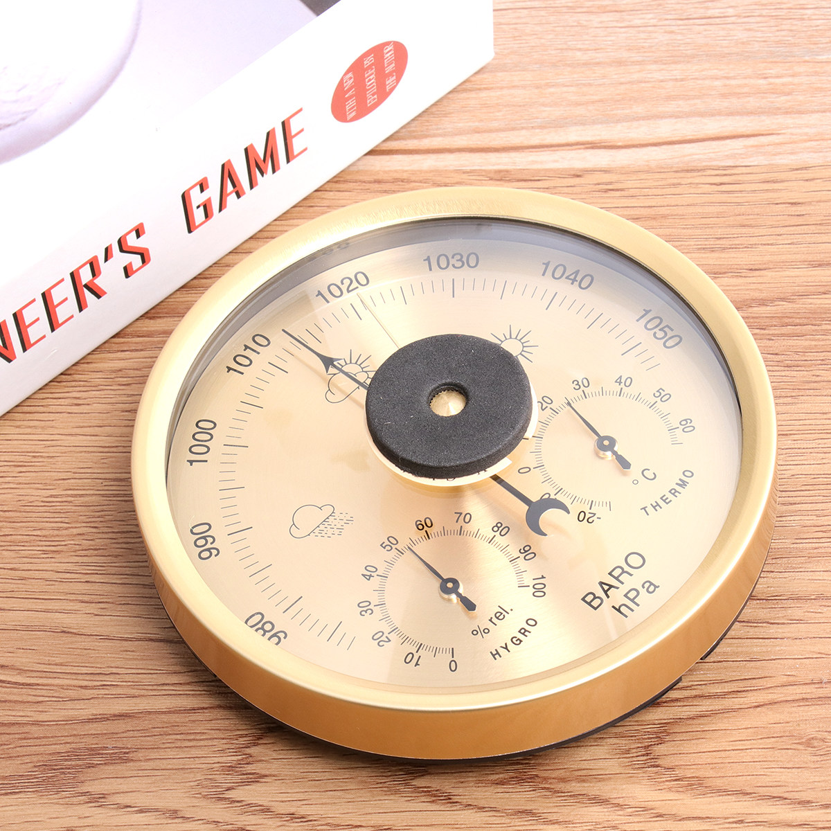 Barometer Analog Classic - Stazione Meteorologica Analogica 3-in-1 Barometro Termometro