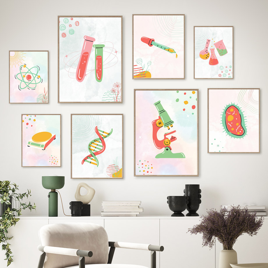 1 pz. Quadro su tela senza cor - Science Nursery recensione e prezzo