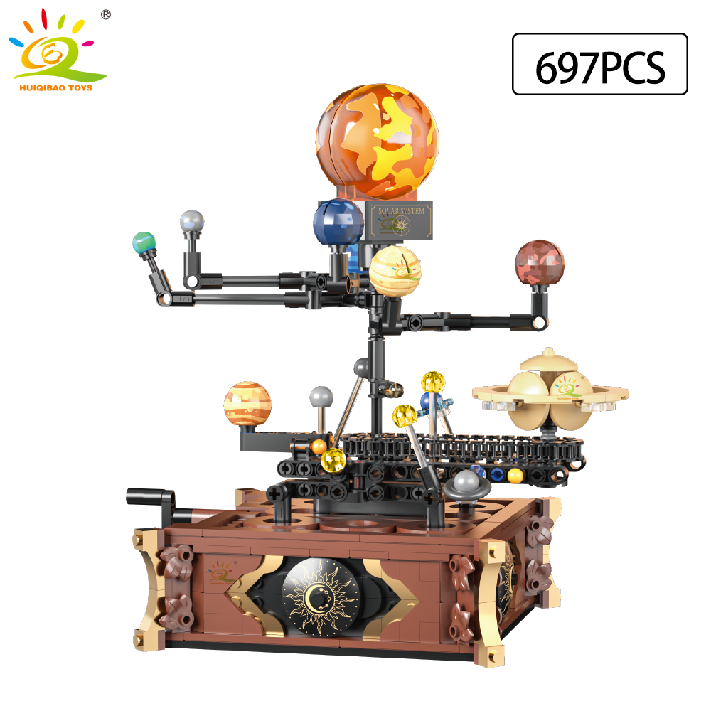 HUIQIBAO MOC Spazio Sistema So - Solar System Orrery recensione e prezzo