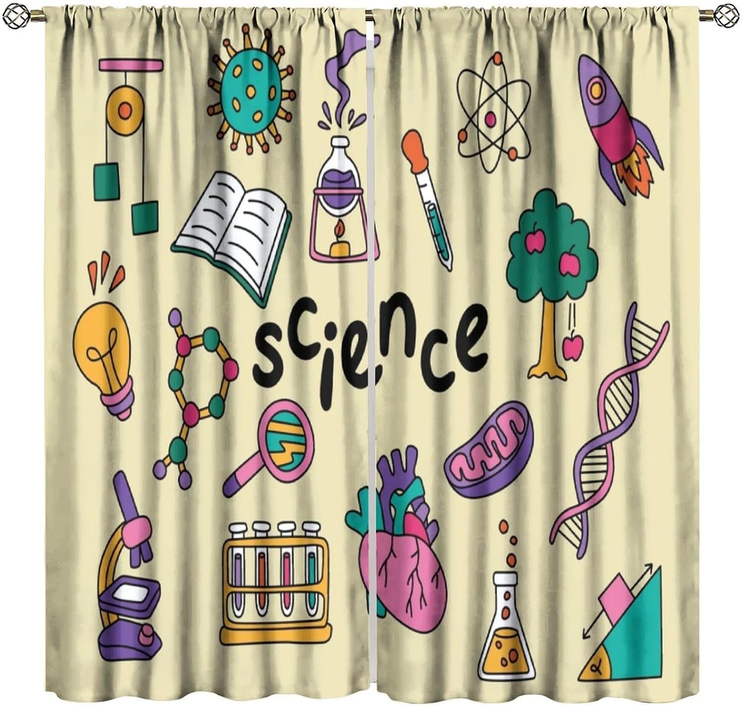 Tende a tema scientifico, 2 pe - Science Nursery recensione e prezzo