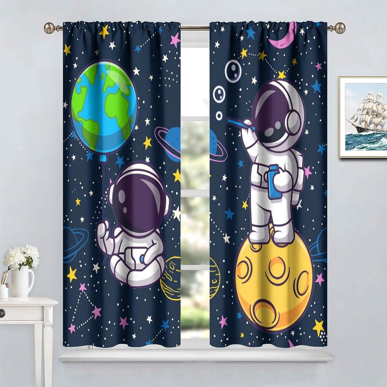 Tenda per Finestra a Tema Spaz - Science Nursery recensione e prezzo