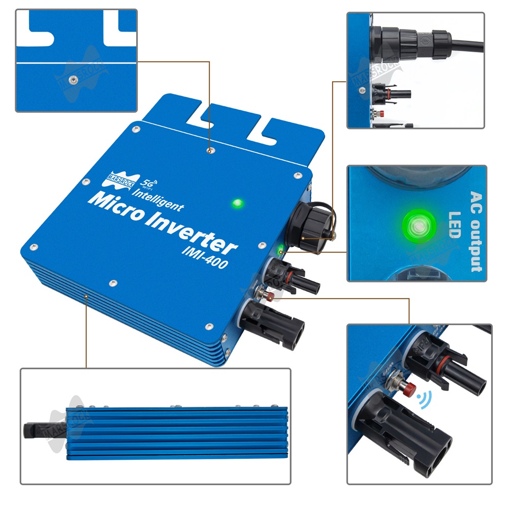 400W sulla rete Mini inverter  - Solar System Orrery recensione e prezzo