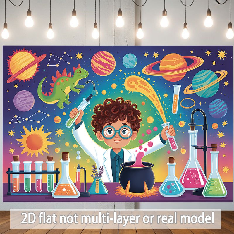 Tappeto Murale Decorativo Scie - Science Nursery recensione e prezzo