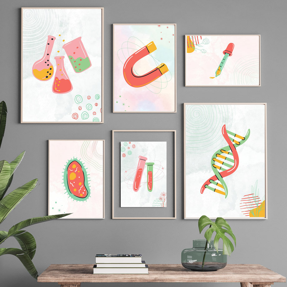 Poster Scientifico con Microsc - Science Nursery recensione e prezzo